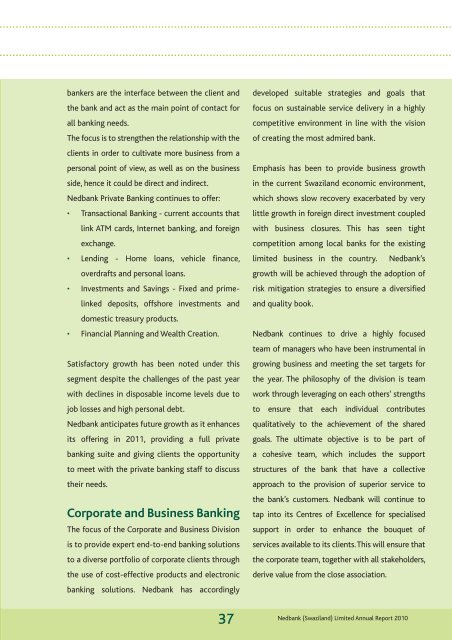 2010 Annual report - Nedbank Group Limited