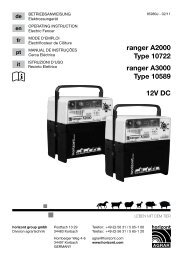 ranger A2000 Type 10722 ranger A3000 Type 10589 12V DC