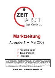 Marktzeitung Ausgabe 11 Zeittausch Im Kreis Sindelfingen