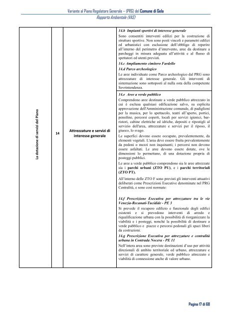 Sintesi non tecnica - Comune di Gela