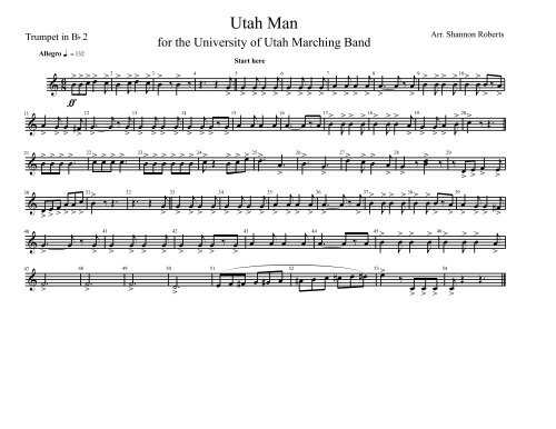 Utah Man - Piccolo.mus - University of Utah Bands