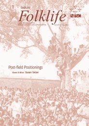 Post-field Positionings - Wiki - National Folklore Support Centre