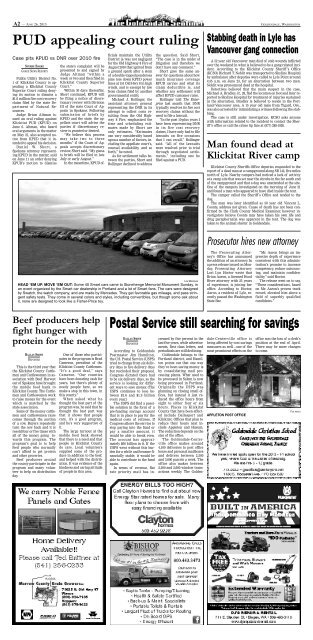 June 26, 2013 - Goldendale Sentinel