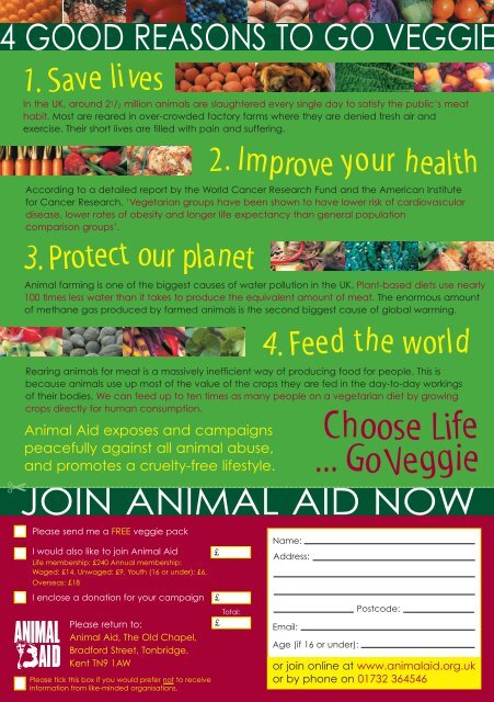 Go Veggie A5 Leaflet v5 - Animal Aid
