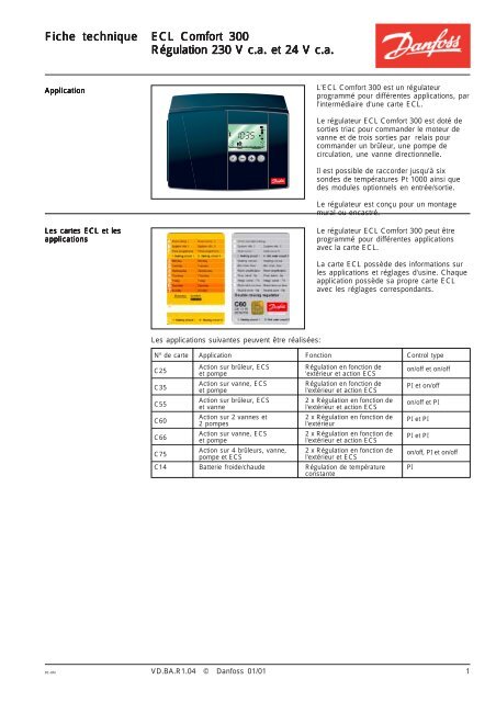 ECL 300 Fr - Danfoss