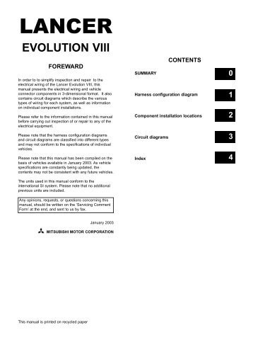 Electrical Manual secs 0-2 - LIL EVO