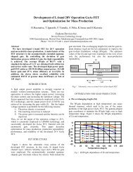 Development of L-band 28V Operation GaAs FET and ... - CS Mantech