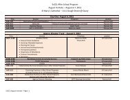 ExCEL-August Institute-AGENDA - SFUSD School Health Programs