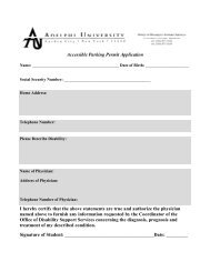 Accessible Parking Permit Application I hereby ... - Adelphi University