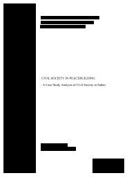 CIVIL SOCIETY IN PEACEBUILDING - A Case Study Analysis of ...