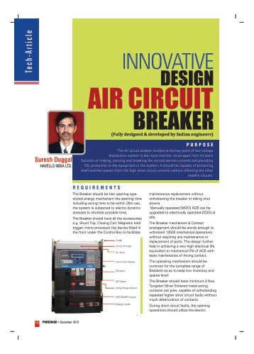Air Circuit Breakers - Industrial Products