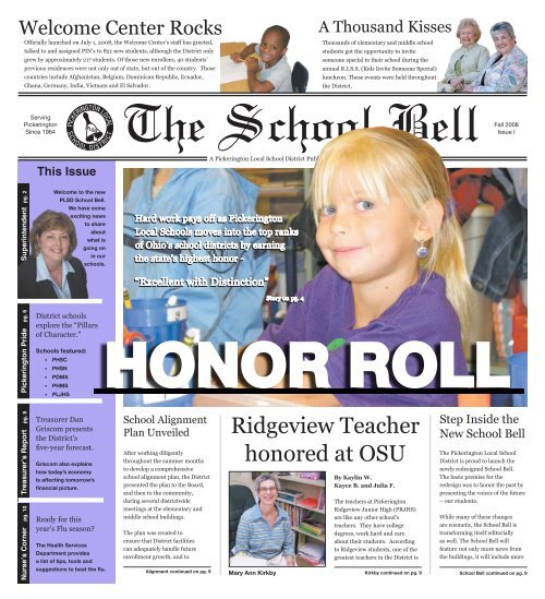 Ridgeview Teacher honored at OSU - Pickerington Local School ...