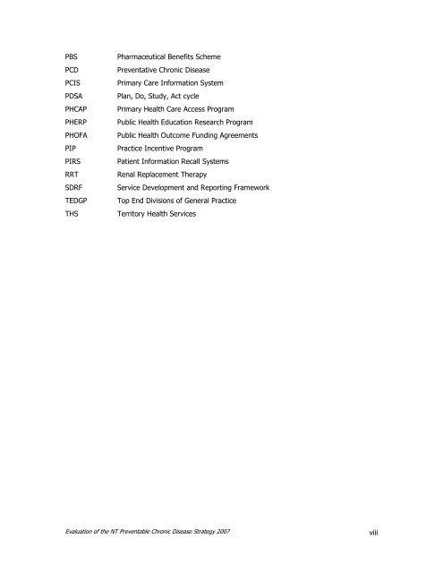 PCD Strategy Evaluation 2007.pdf - NT Health Digital Library ...