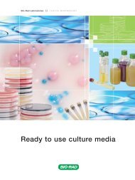 Ready to use culture media - Did