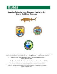Mapping Potential Lake Sturgeon Habitat in the ... - BioSonics, Inc