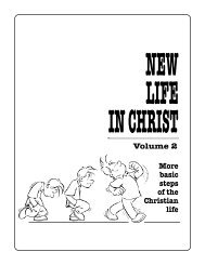 Volume 2 More basic steps of the Christian life - Nueva Vida En Cristo