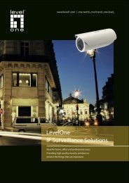 LevelOne IP Surveillance Solutions