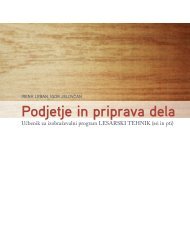 Podjetje in priprava dela - Zelena Slovenija