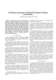 Vision-Based Autonomous Topological Navigation in Outdoor ...