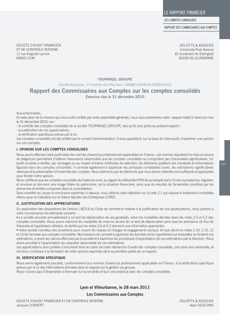 RAPPORT ANNUEL - Paper Audit & Conseil