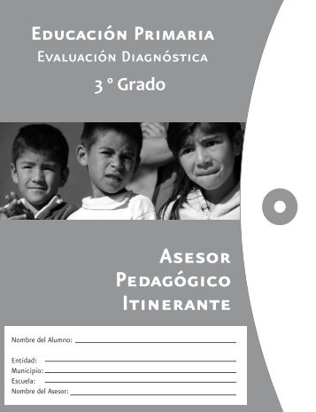 EvaluaciÃ³n diagnÃ³stica de 3Âº grado - conafe.edu.mx