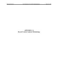 APPENDIX C-4 Record Content Analysis Methodology