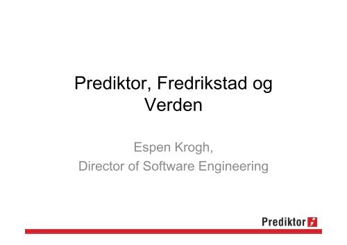 Espen Krogh - Prediktor - Fredrikstad 2015