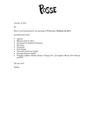 BOARD PACKET 10-12-2011[pdf] - The Posse Foundation