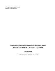 Investment in the Chilean Copper and Gold Mining Sector