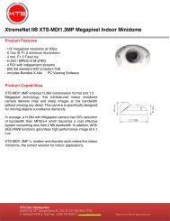 XtremeNet II® XTS-MDI1.3MP Megapixel Indoor Minidome - XTS Corp