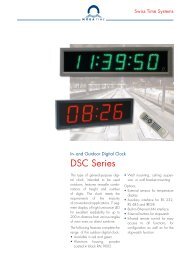 Digital Clock - MOBATIME Swiss Time Systems