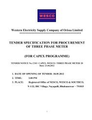 CSO/CAPEX-WESCO/Three Phase Meter/20 Dt:23.04.2012