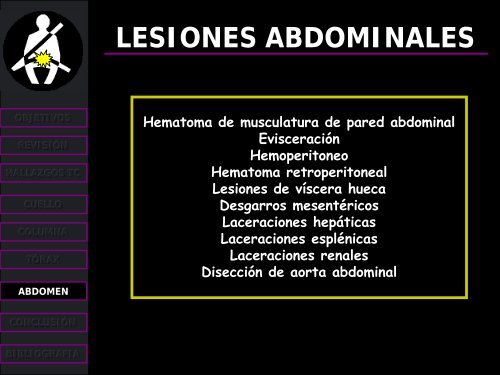 lesiones abdominales