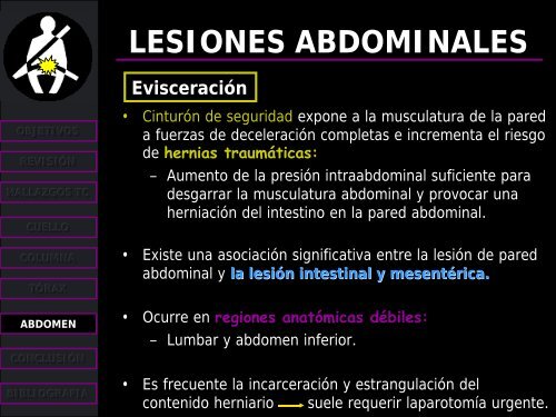 lesiones abdominales