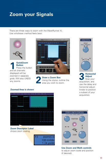 Lecroy WaveRunner Oscilloscope Quick Reference Manual