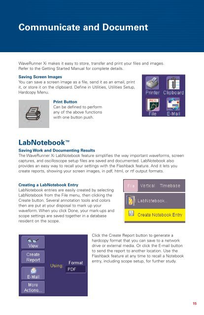 Lecroy WaveRunner Oscilloscope Quick Reference Manual