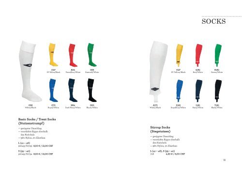 Neuer Katalog von Umbro als PDF zum Download