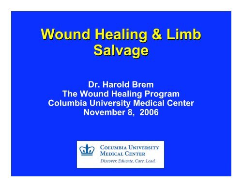 Wound Healing & Limb Salvage - New Jersey Center for Biomaterials