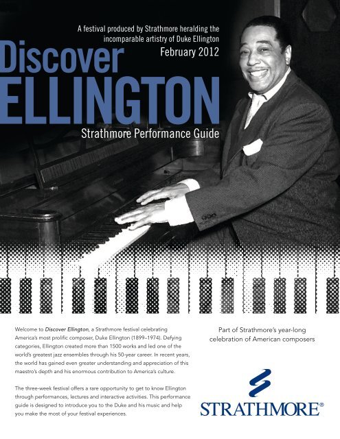 Duke Ellington A Festival Produced By Strathmore Heralding