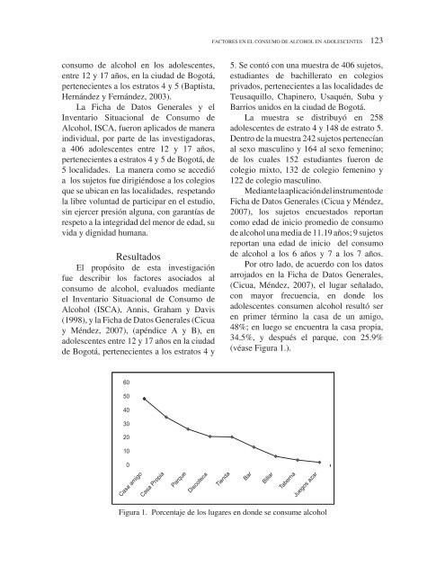 Factores en el consumo de alcohol en adolescentes - Revistas de la ...