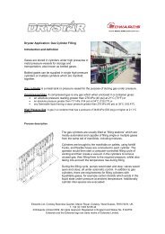 Drystar Application: Gas Cylinder Filling Introduction and ... - Edwards