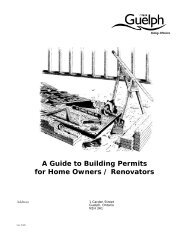 Residential Homeowners Guide to Building Permits - City of Guelph