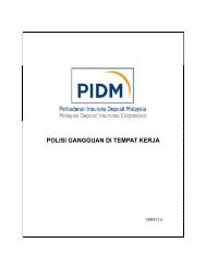 POLISI GANGGUAN DI TEMPAT KERJA - PIDM