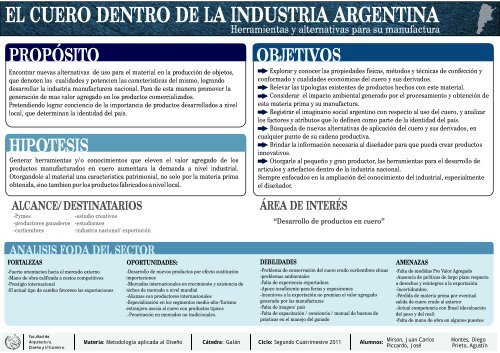 EL CUERO DENTRO DE LA INDUSTRIA ARGENTINA