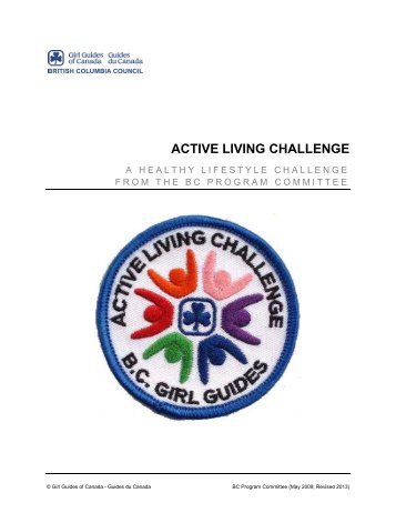 Active Living Challenge - Girl Guides of Canada.