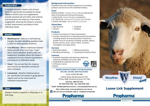 Weather Shield Sheep Loose Lick Supplement - Fatcow