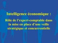 Intelligence économique : - Ordre des experts-comptables de Paris ...