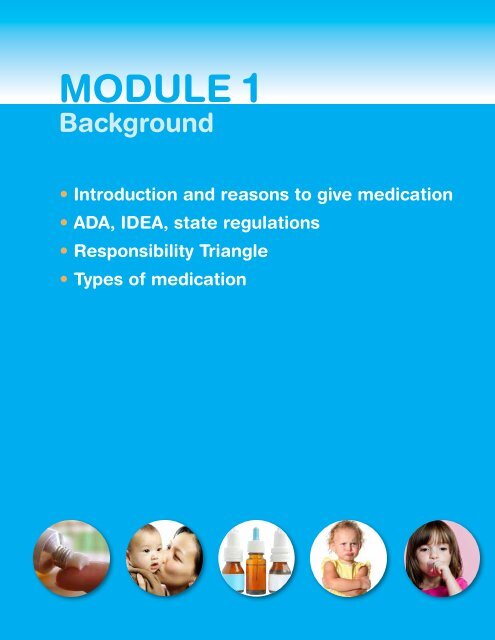 Module 1, Background - Healthy Child Care America