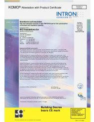 Enertherm Intron Certificate - IKO