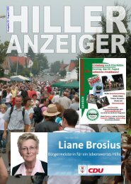 Was ist los in Hille - Hiller Anzeiger